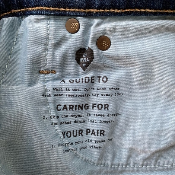 Madewell 10" High-Rise Skinny Jeans in Hayes Wash F4684 - Picture 12 of 13